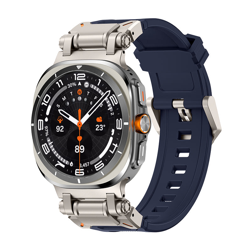 Navigator FKM-armband - Samsung Watch Ultra 47 mm, 140–230 mm, stiftspänne - Desfino