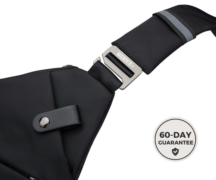 Slim Anti-Theft Travel Bag — Front Carry, Hidden Zippers, Storage - Desfino