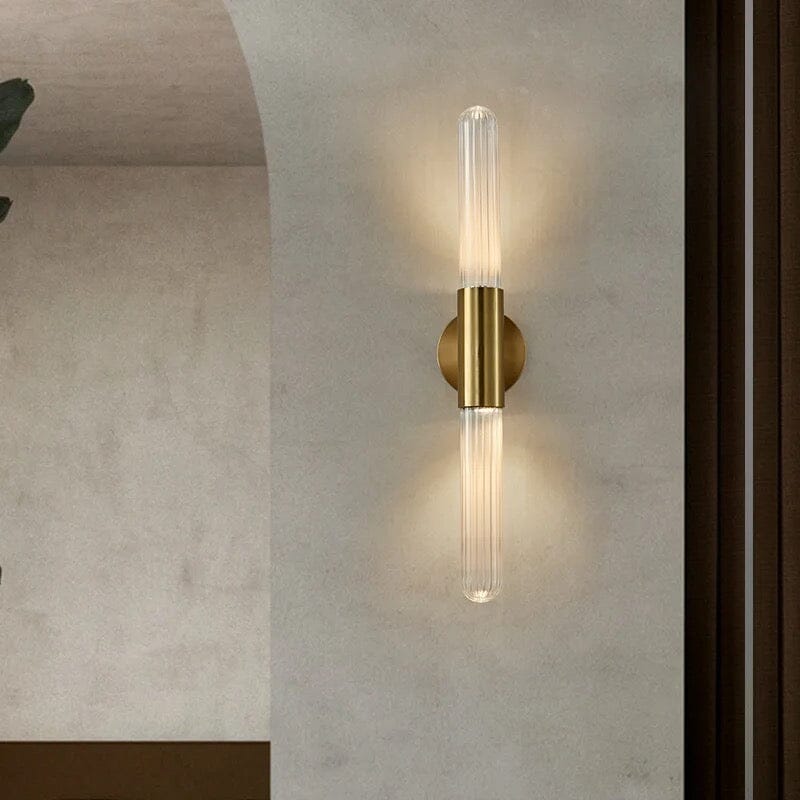 Lampada a stelo in vetro Nova — lampada moderna nordica per la casa - Desfino