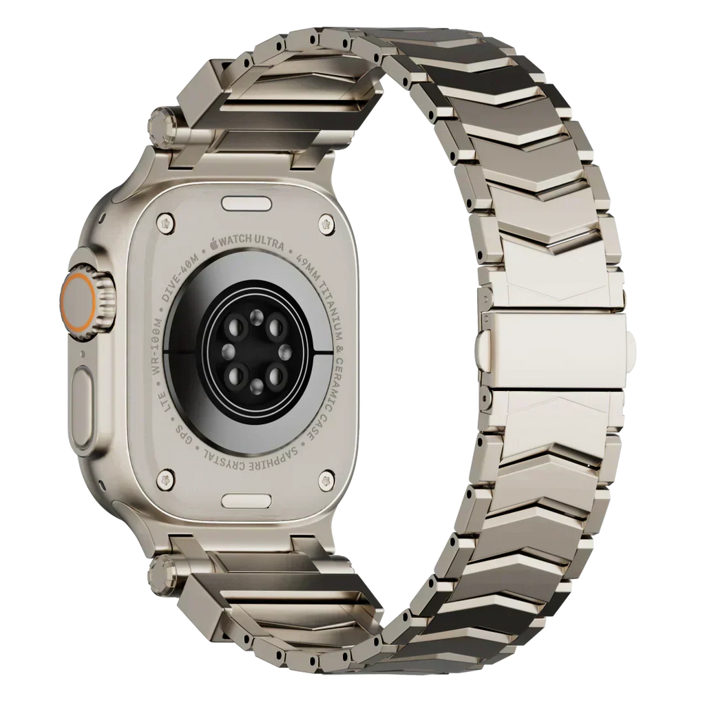 Elestra V01 titán, V alakú szíj — Apple Watch-szíj - Desfino