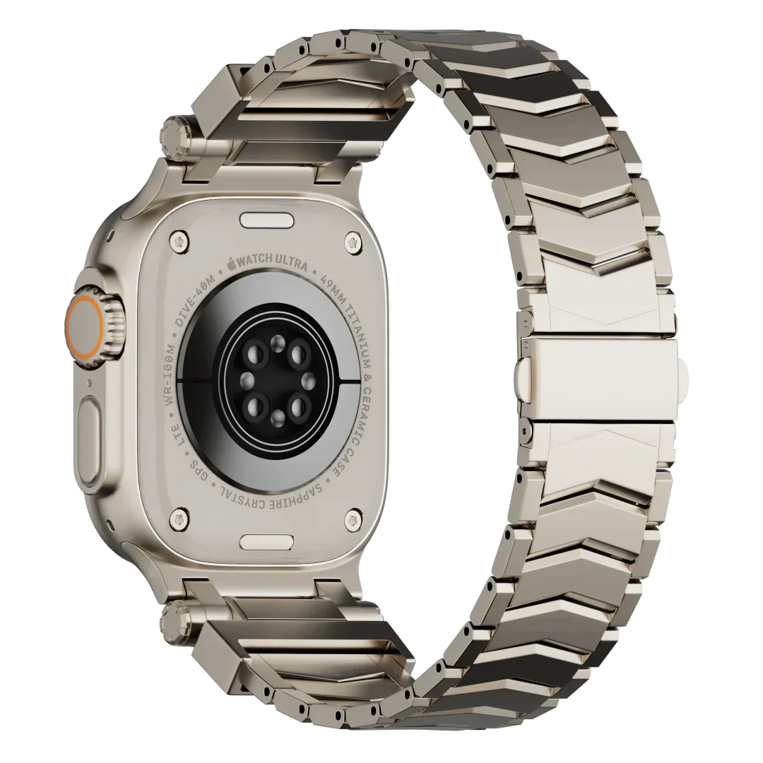 Elestra V01 titán, V alakú szíj — Apple Watch-szíj - Desfino