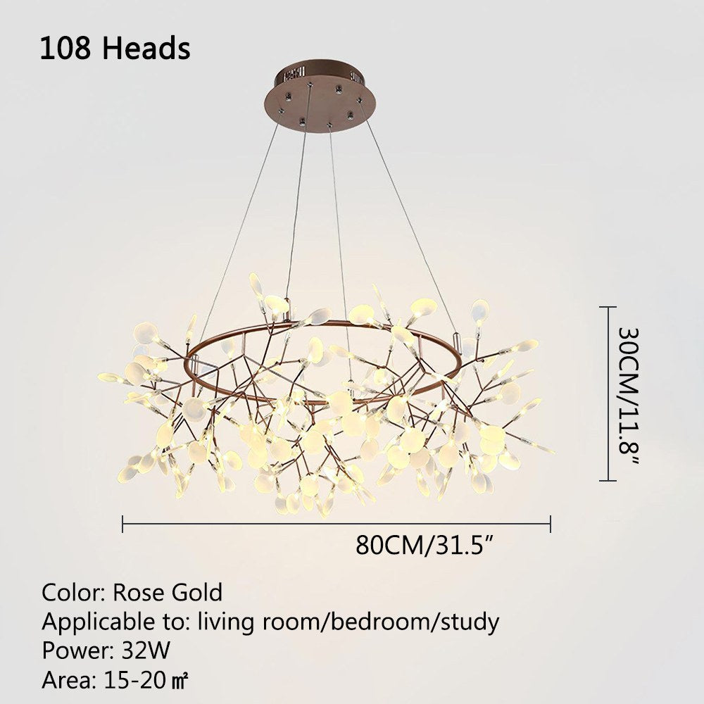 Branch Firefly Chandelier for Living Room | Desfino