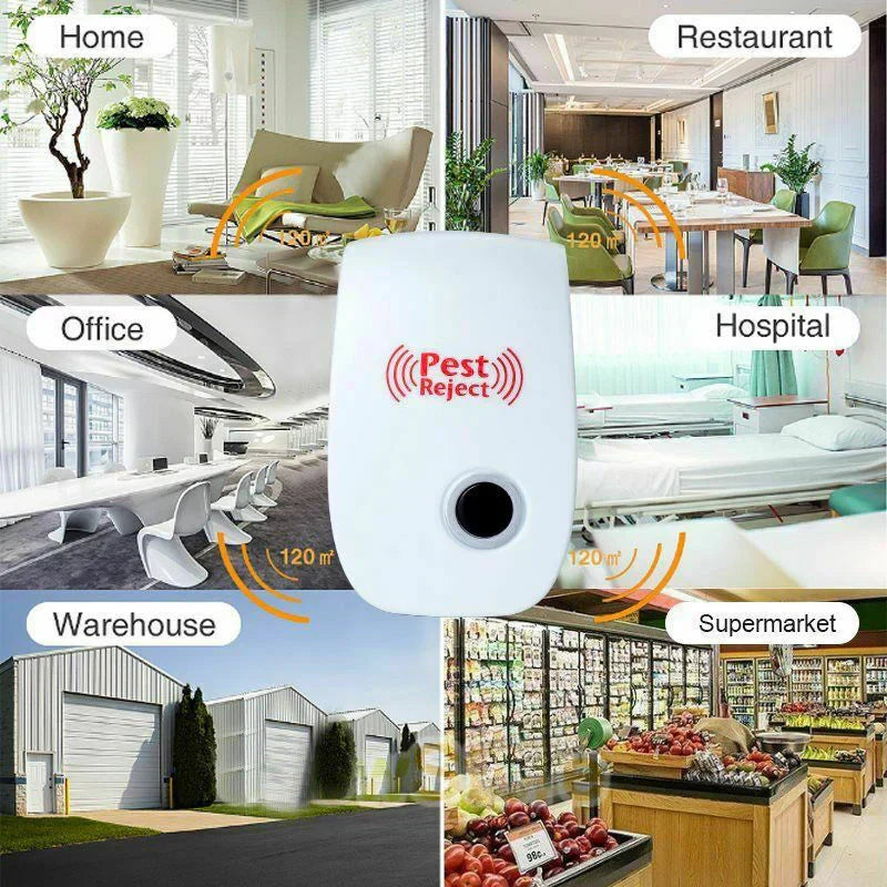 AeroGuard מרחיק מזיקים אולטרסוני לשימוש חיצוני — בחיבור לחשמל, ללא רעילות