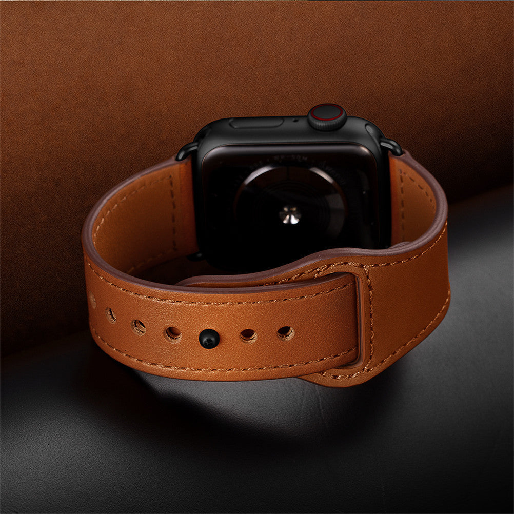 Kožený řemínek Rivon s poutkem pro Apple Watch 42–49mm, 140–220mm - Desfino