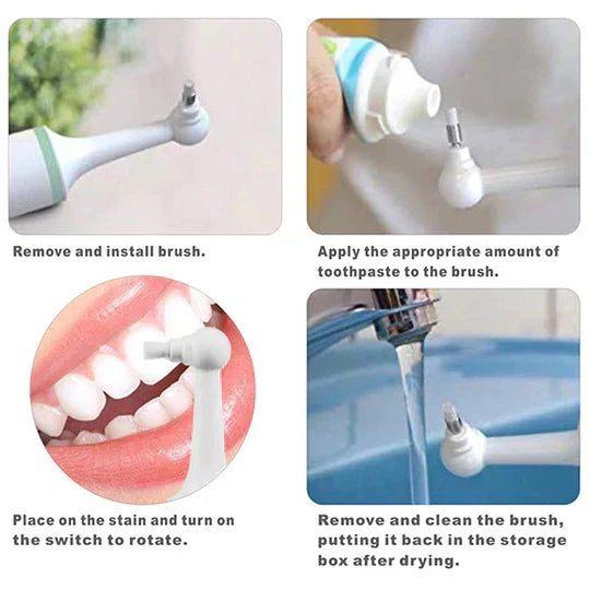 Elektryczny przyrząd do usuwania płytki nazębnej OralEase — narzędzie do czyszczenia zębów - Desfino