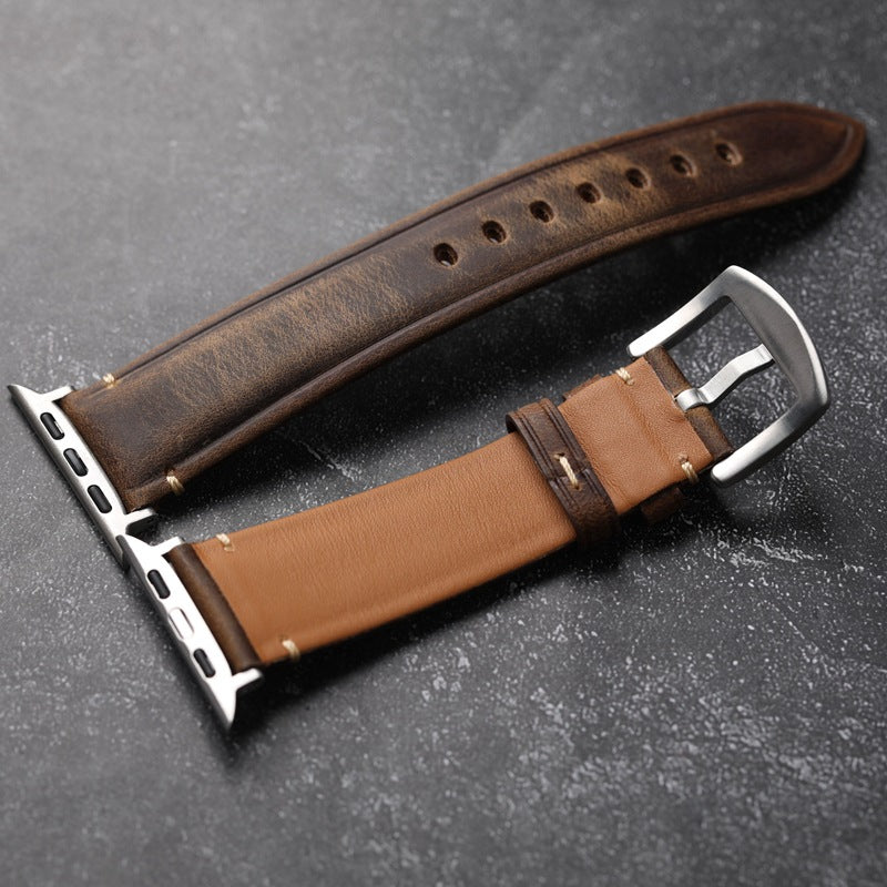 Vellaro handgefertigtes italienisches Lederarmband für die Apple Watch - Desfino