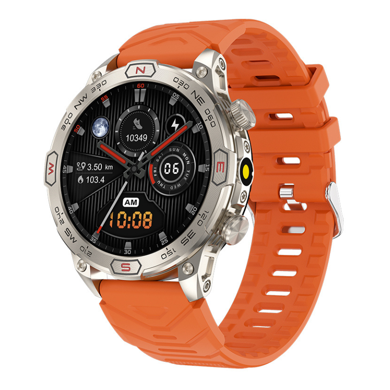 RidgePulse Pro Έξυπνο ρολόι — Παρακολούθηση GPS, καρδιακών παλμών και SpO2, κλήσεις - Desfino