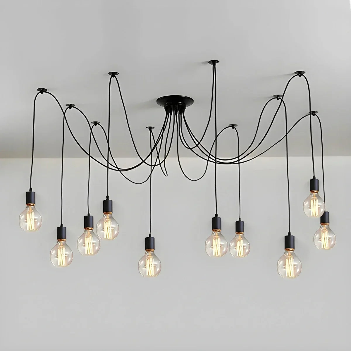 Alfie Vintage Multiple Light Bulbs Chandelier | Desfino