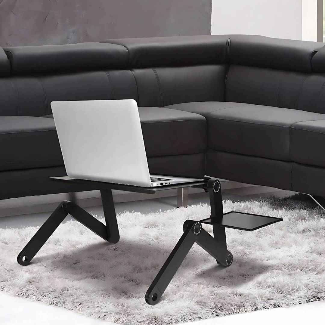 Verstellbarer kühlender Laptopständer — Mauspad, ergonomisches Design | Desfino