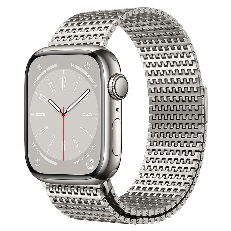 Vellaro mágneses Apple Watch-szíj — rozsdamentes acél, 130–230 mm - Desfino