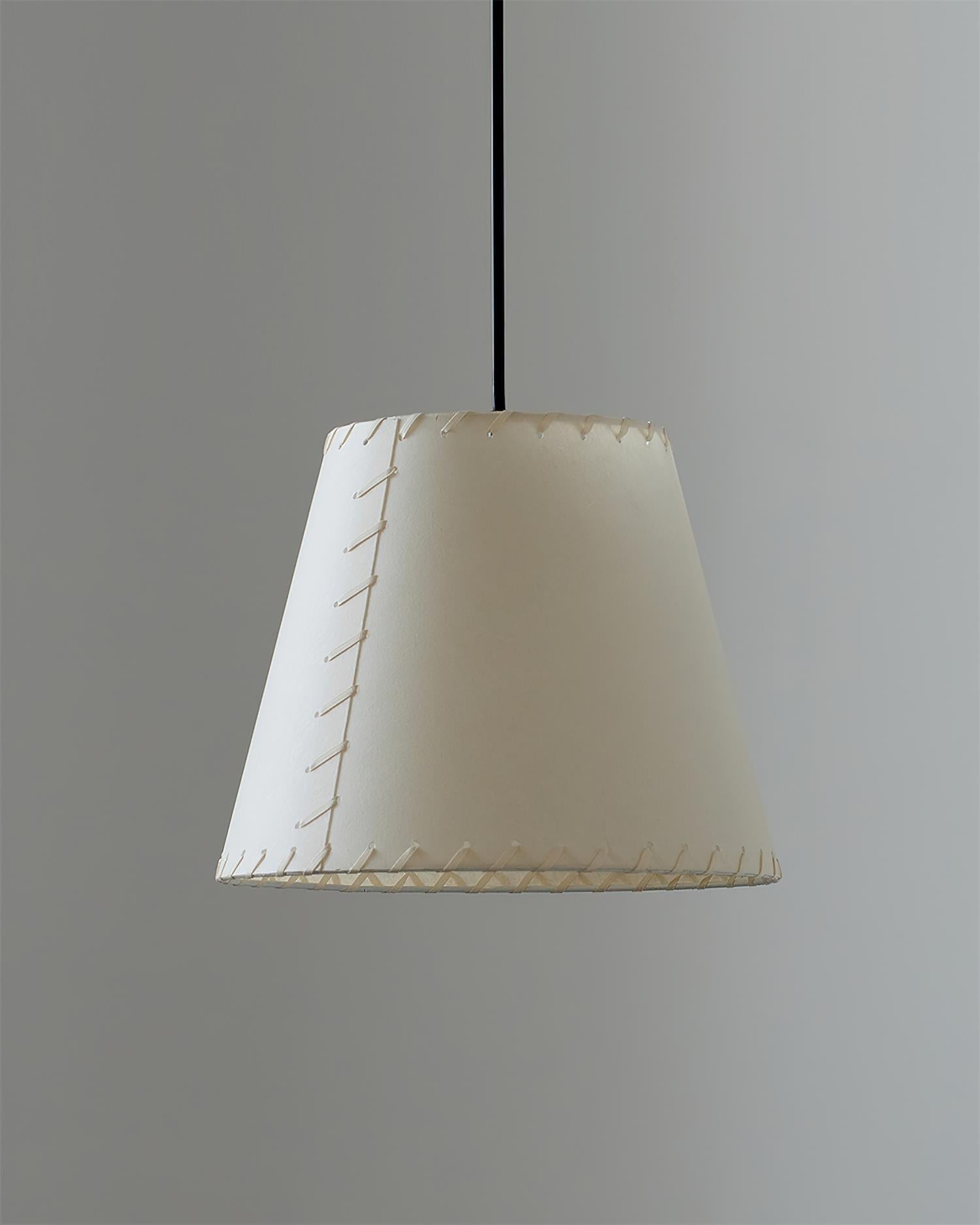 Hemline Pendant Lamp — Stitched Edge Shade