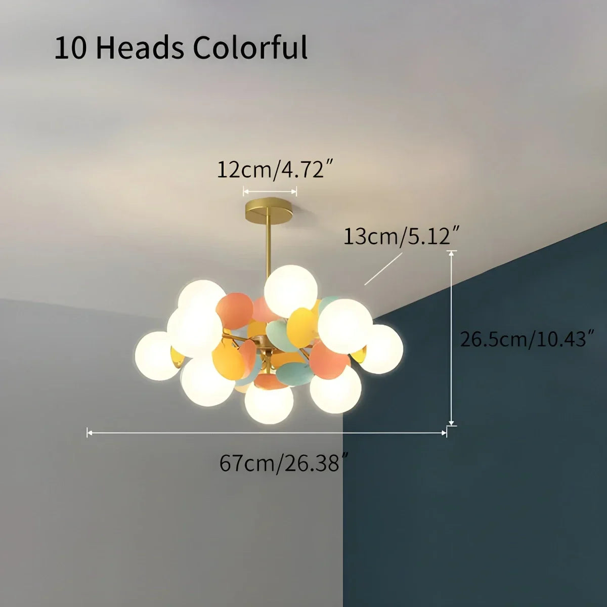 Colorful Flash Modern Chandelier | Desfino