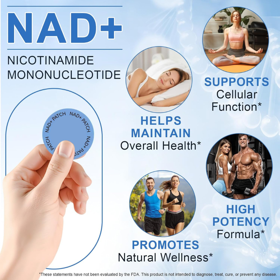 NAD+-plåster — stöd för energi och anti-aging under lugna nätter - Desfino