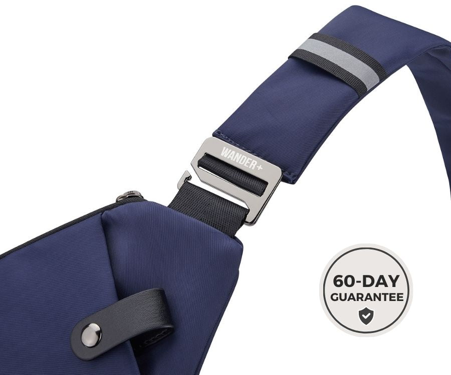 Slim Anti-Theft Travel Bag — Front Carry, Hidden Zippers, Storage - Desfino