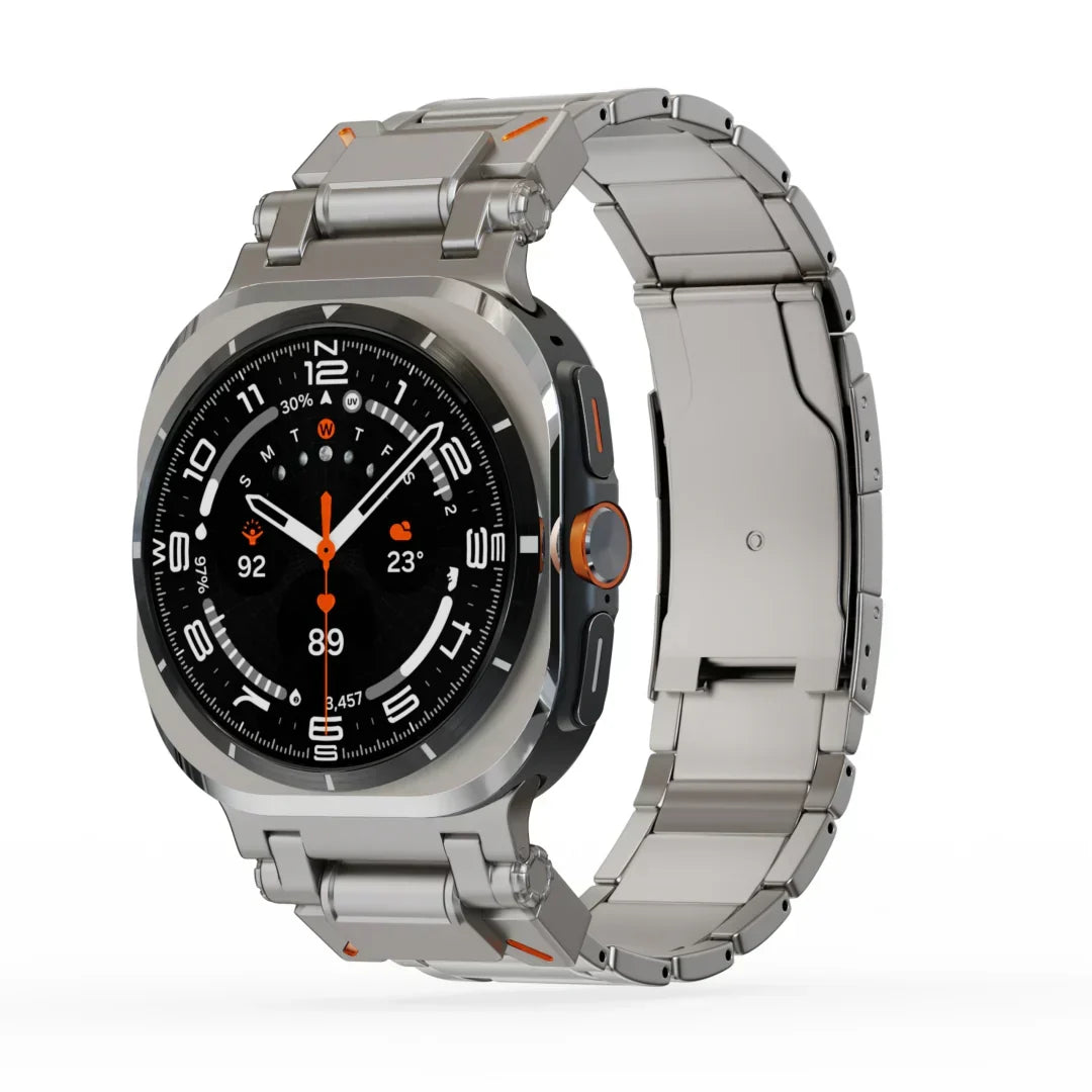 Voyager Titanarmband für die Samsung Galaxy Watch Ultra — 140–240 mm - Desfino