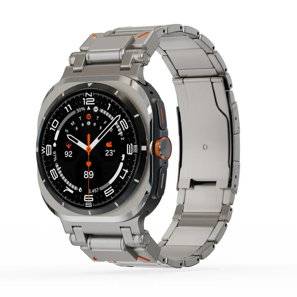 Voyager Titanarmband für die Samsung Galaxy Watch Ultra — 140–240 mm - Desfino