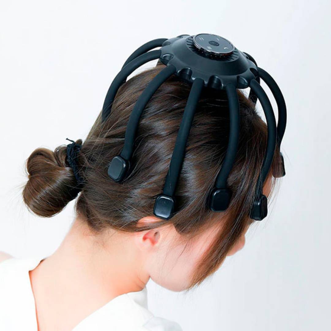 CalmWave elektromos polip alakú fejbőrmasszírozó — stresszoldás - Desfino