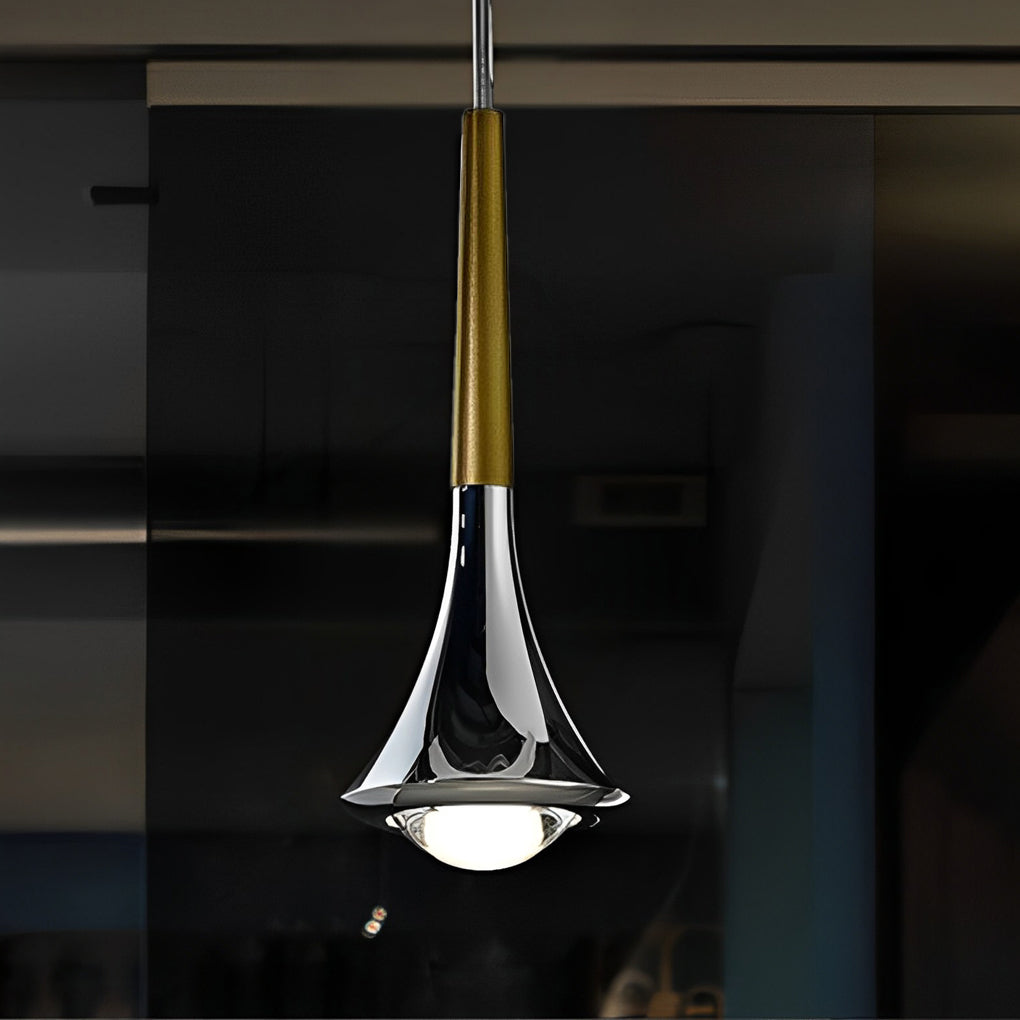 Suspension LED en forme de goutte d’eau LumenAria 9W — Escalier nordique, blanc chaud 3000K - Desfino