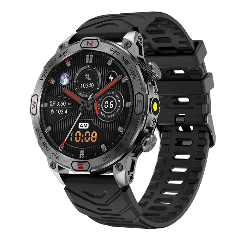 Smartwatch TrailQuest Pro — Navegação GPS, frequência cardíaca, oxigénio no sangue - Desfino