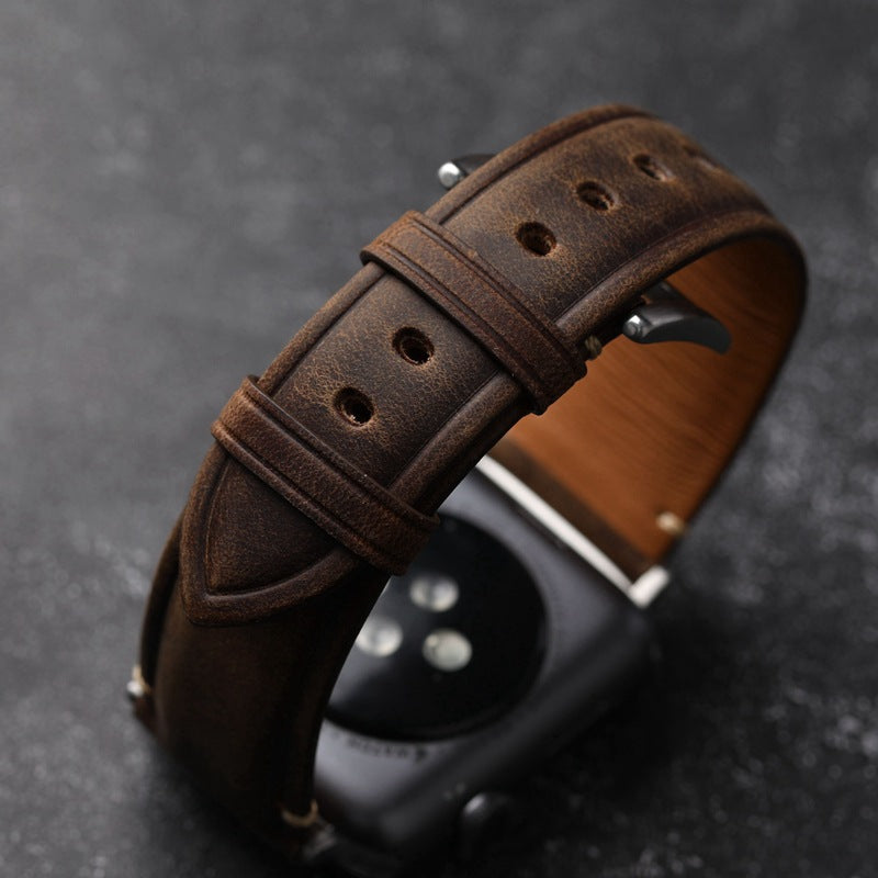 Vellaro handgefertigtes italienisches Lederarmband für die Apple Watch - Desfino