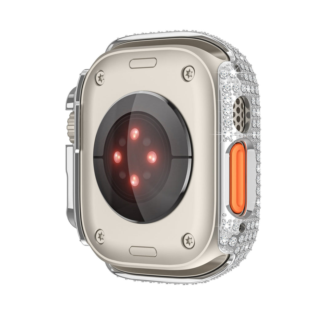 LuxeGuard Apple-Watch-Gehäuse mit Rundumschutz und Displayschutz — Diamant-Finish - Desfino