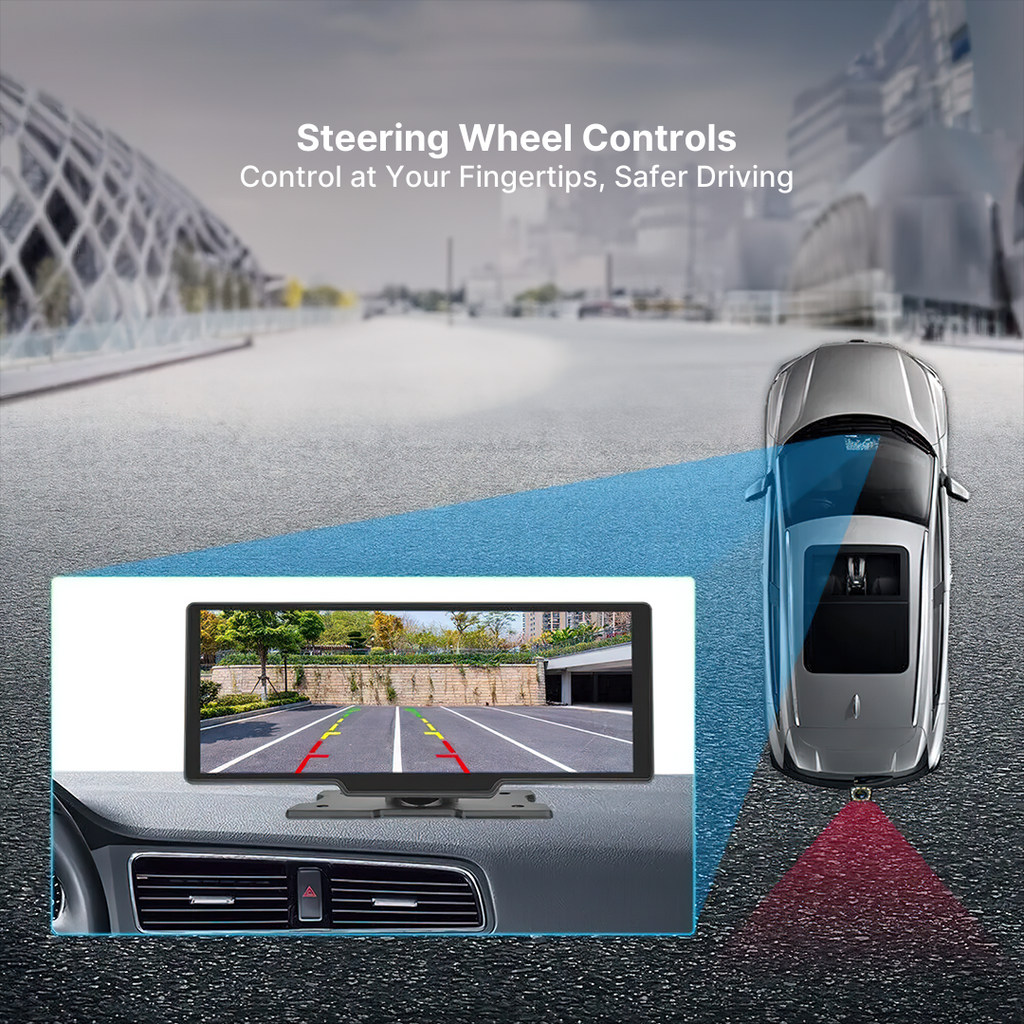צג מגע Orion בגודל 10.26" עם CarPlay אלחוטי ו-Android Auto | Desfino