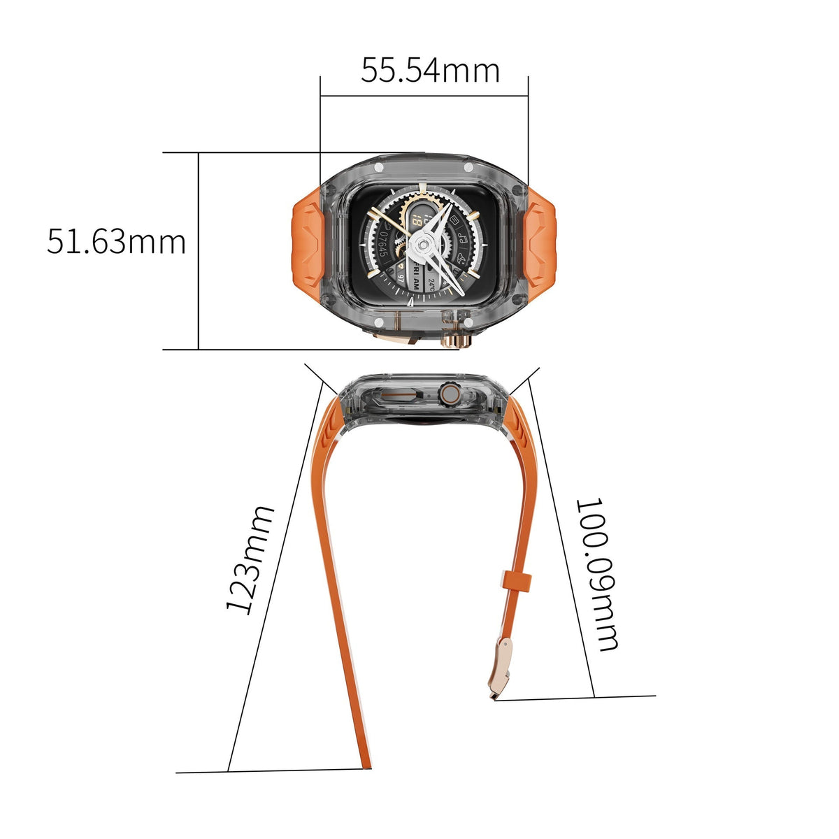 Pouzdro Glacia Series pro Apple Watch — ochrana proti poškrábání a nárazům - Desfino