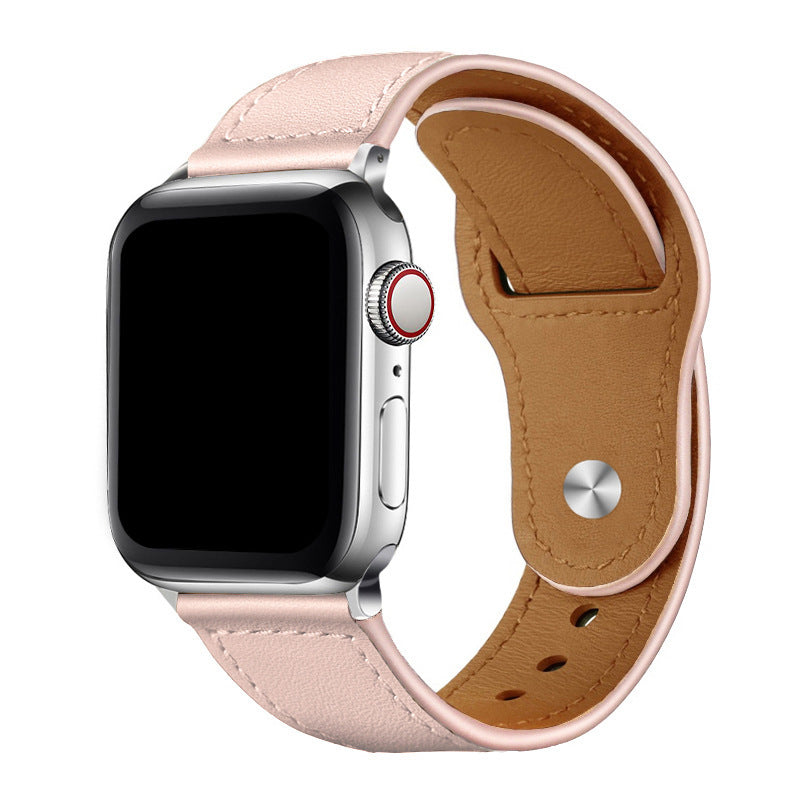 Kožený řemínek Rivon s poutkem pro Apple Watch 42–49mm, 140–220mm - Desfino