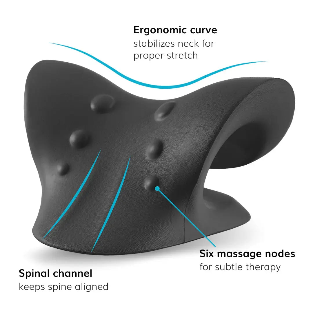 Almohada de estiramiento cervical para aliviar la tensión cervical y mejorar la postura - Desfino