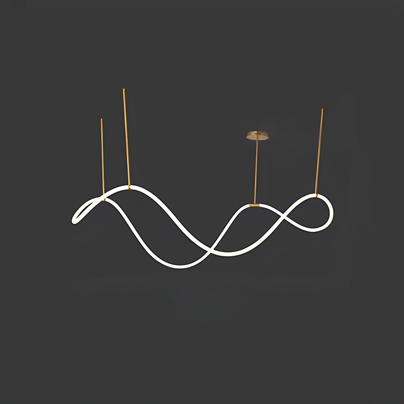 Moderne LED-Pendelleuchte mit langem Kabel für das Esszimmer | Desfino