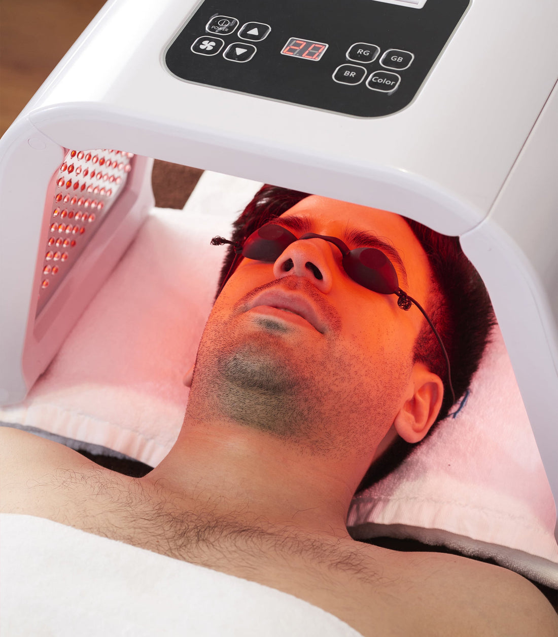AstraGlow 7-Color LED Light Therapy Device for Radiant Skin - Desfino