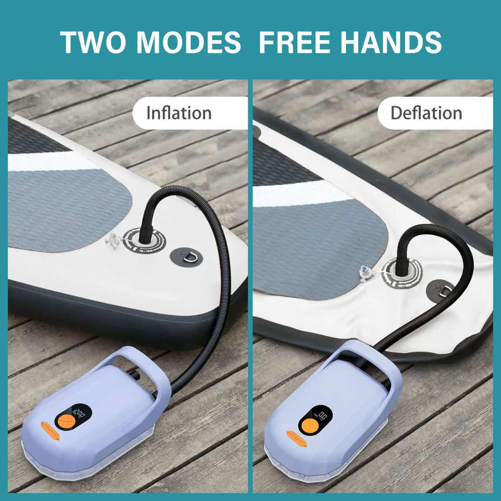 MarinaFlow elektrisk SUP-pumpe — 20PSI, 7500mAh genopladelig - Desfino