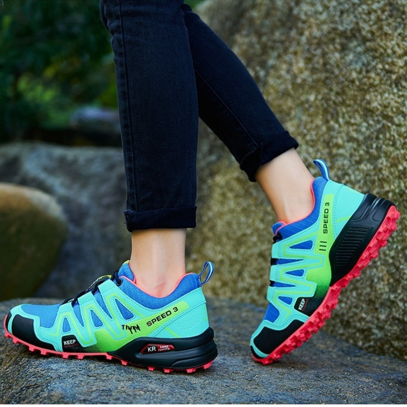 Baskets colorblock pour femme AeroVibe — Mesh léger et respirant - Desfino