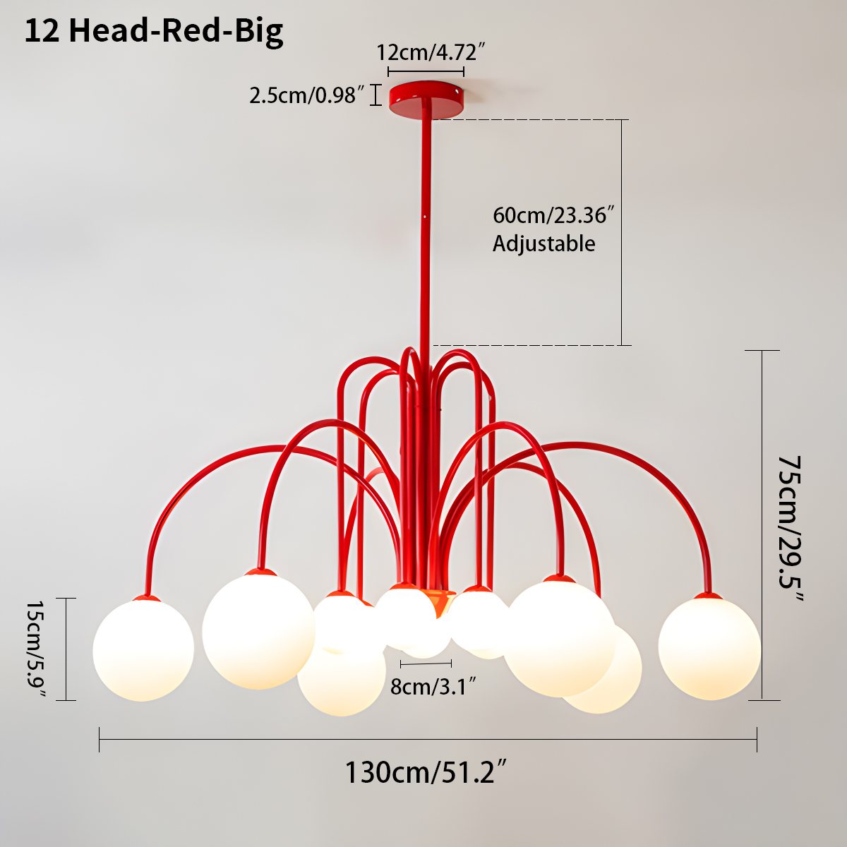 Avi Double Layer Glass Chandelier | Desfino