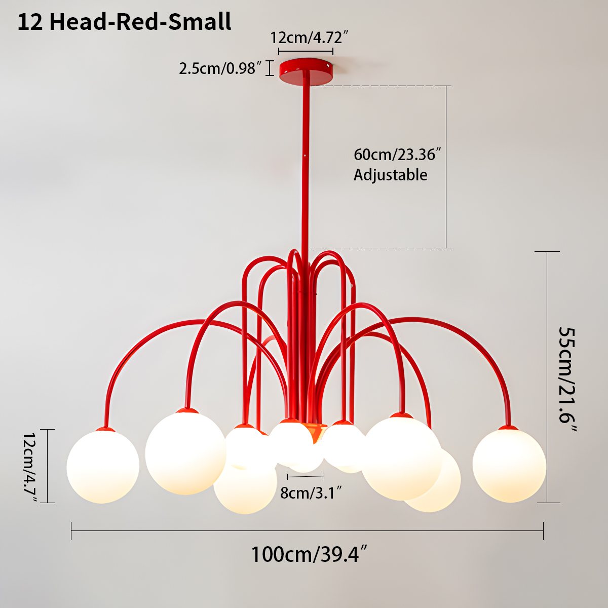 Avi Double Layer Glass Chandelier | Desfino