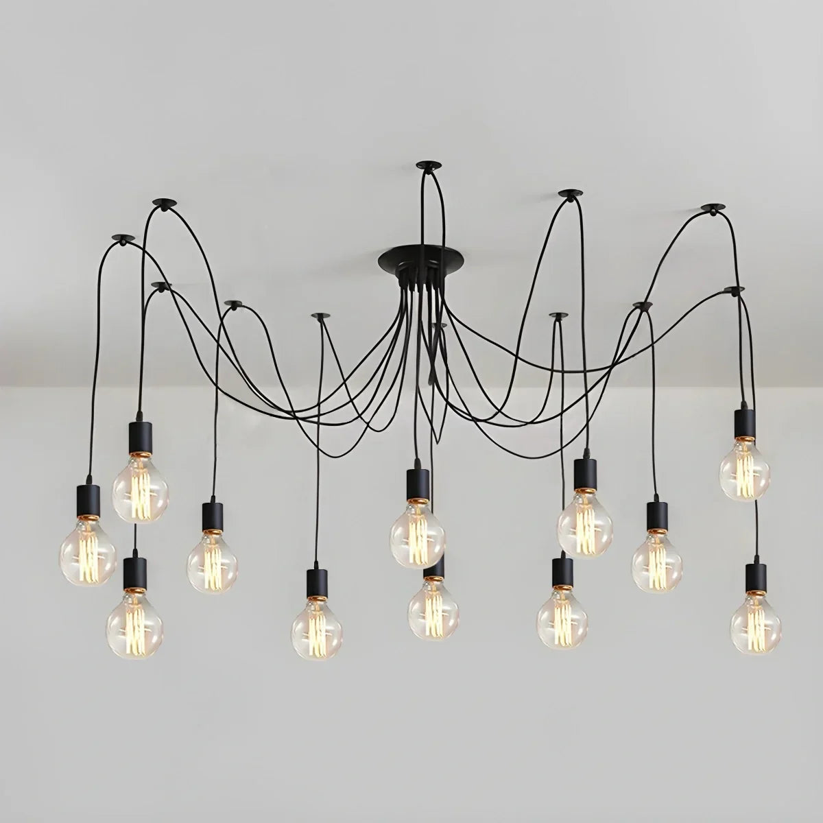 Alfie Vintage Multiple Light Bulbs Chandelier | Desfino