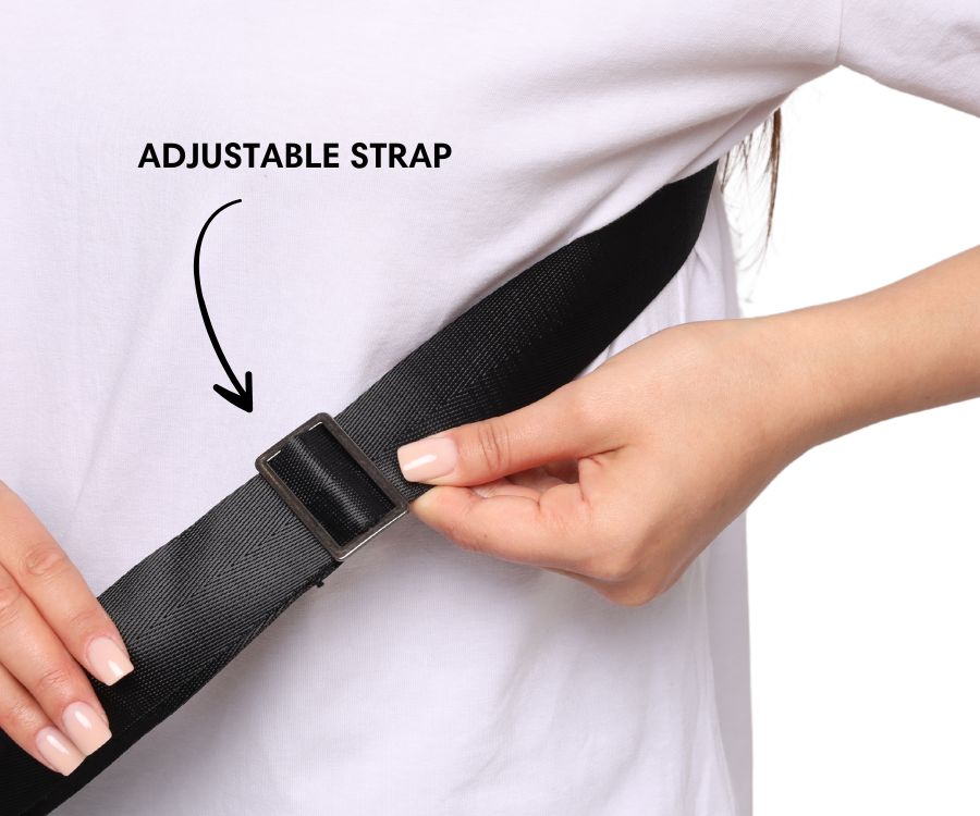 Slim Anti-Theft Travel Bag — Front Carry, Hidden Zippers, Storage - Desfino