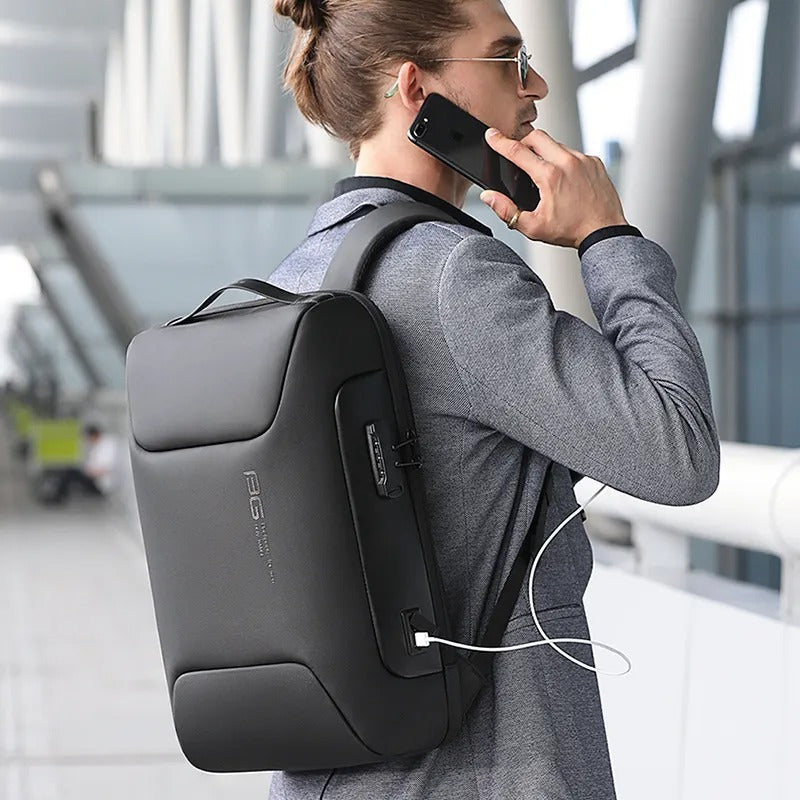 AegisGuard Sac antivol 15.6" — résistant à l'eau, rangement dissimulé - Desfino