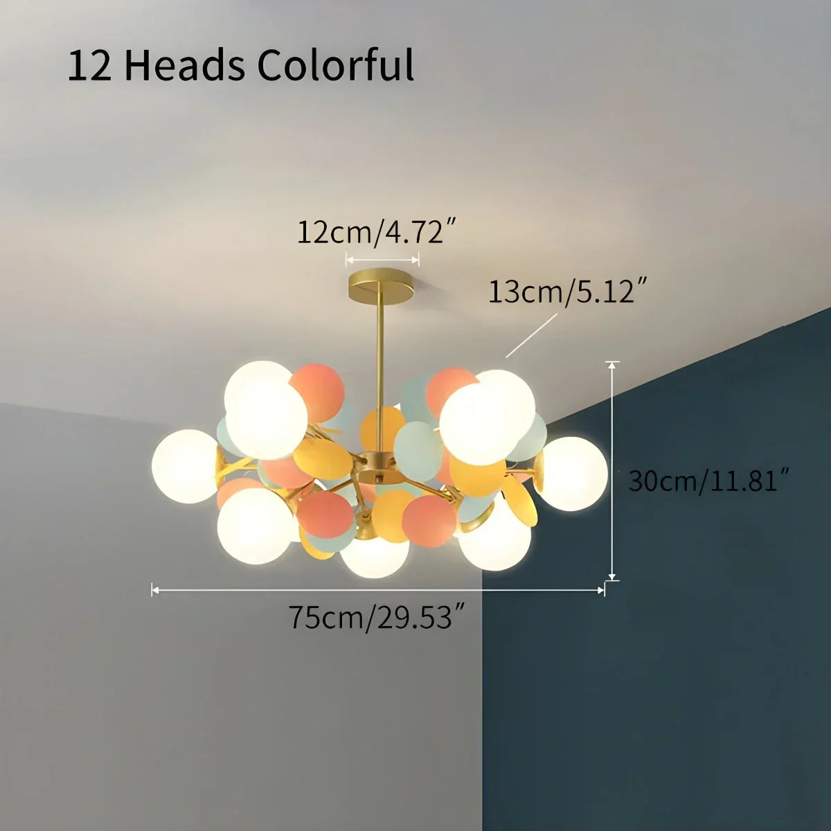 Colorful Flash Modern Chandelier | Desfino