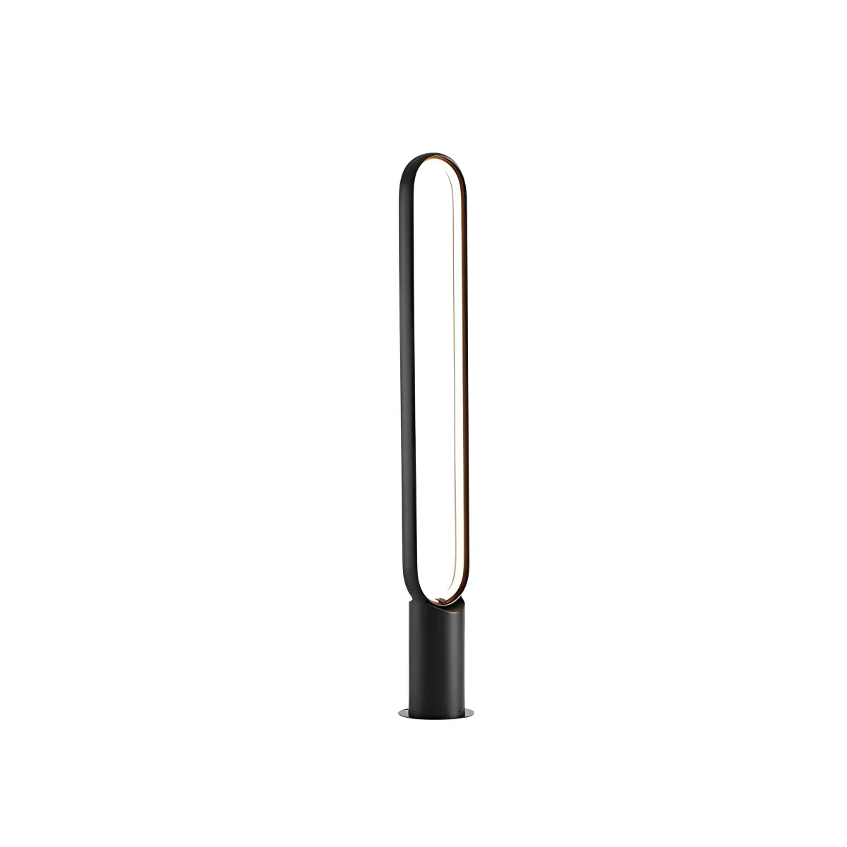 Outdoor Black Oval LED Lawn Light | Desfino