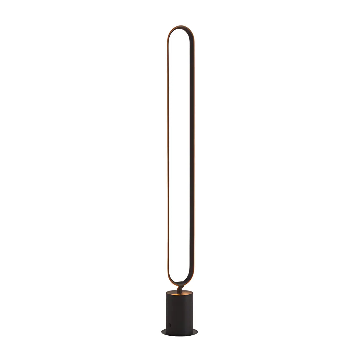 Outdoor Black Oval LED Lawn Light | Desfino