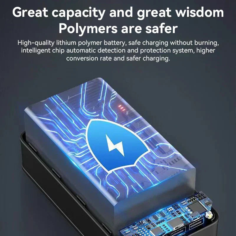 VoltNova Power bank portatile da 100000mAh — Ricarica rapida - Desfino
