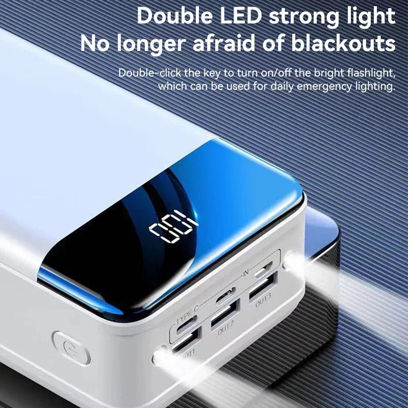 VoltNova Power bank portatile da 100000mAh — Ricarica rapida - Desfino