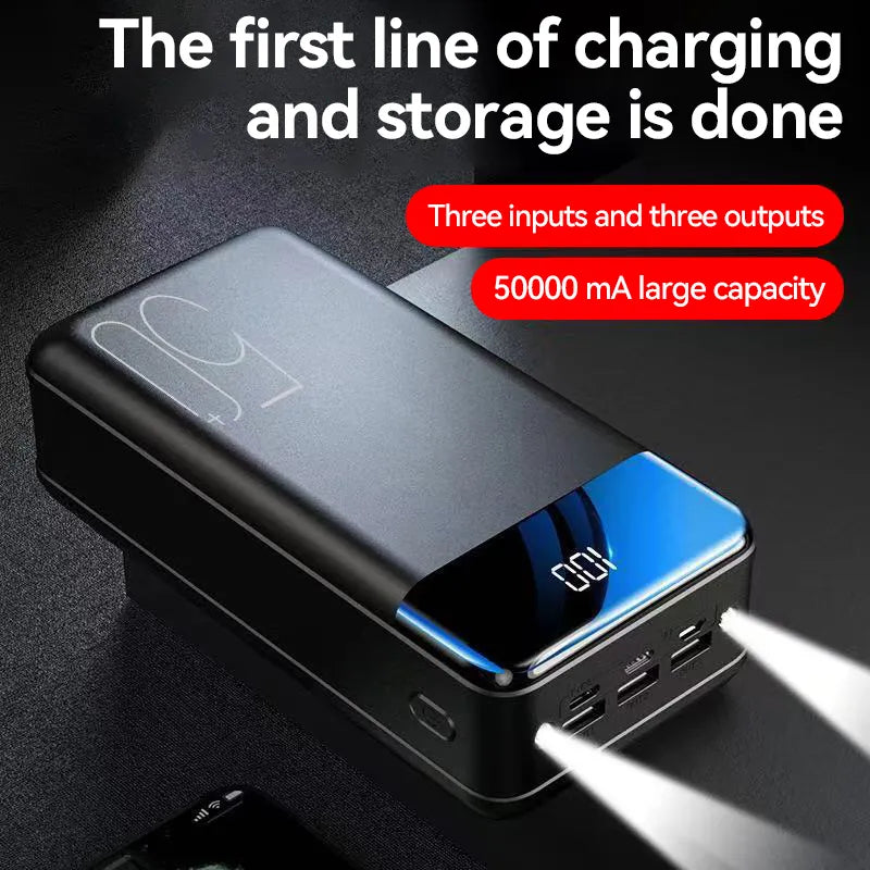 VoltNova Power bank portatile da 100000mAh — Ricarica rapida - Desfino