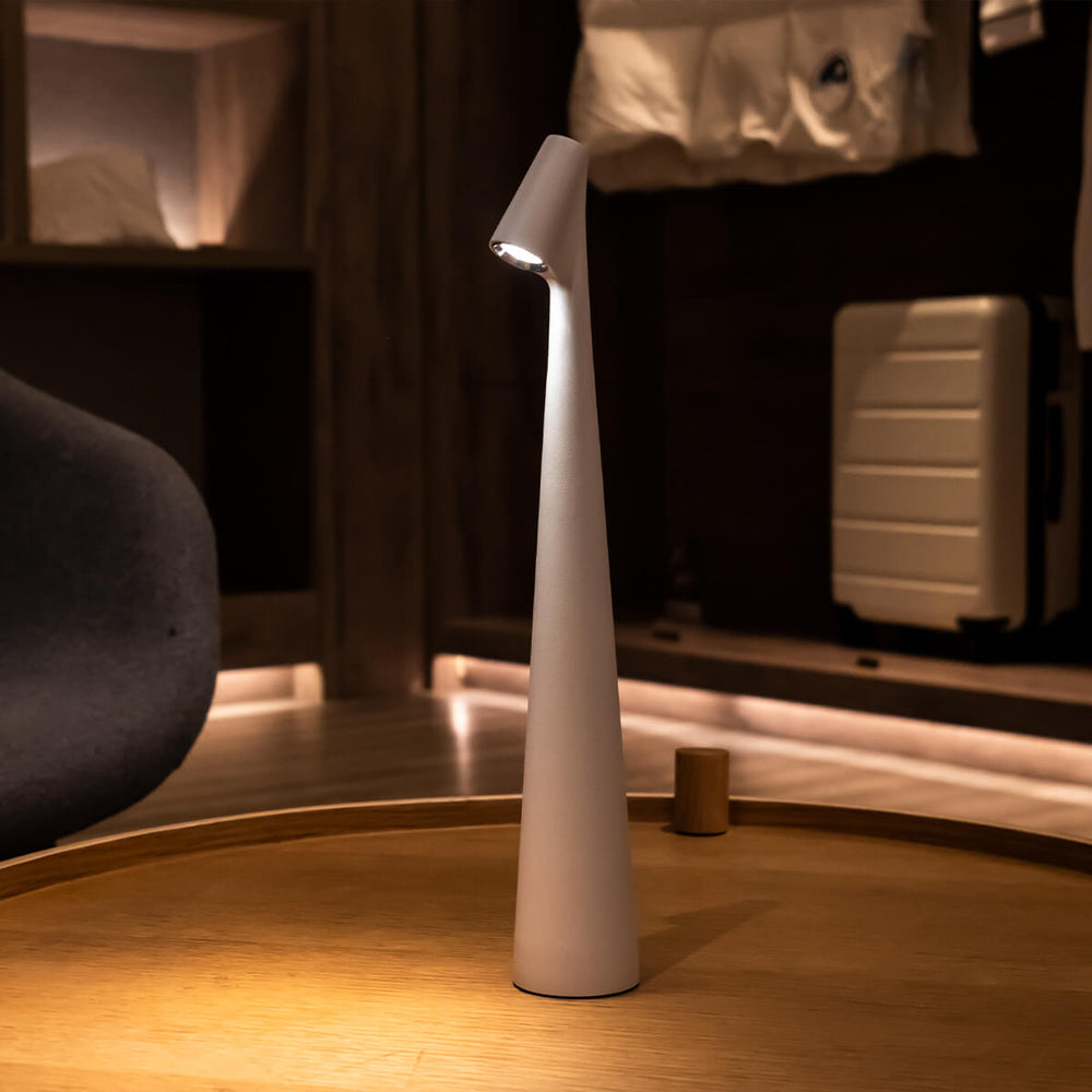 Lampada da tavolo LED ricaricabile Nordic — Luce d'accento senza fili - Desfino