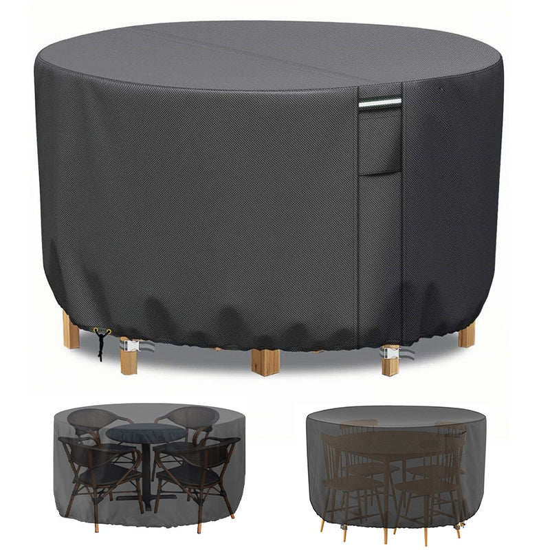 Husă impermeabilă și rezistentă la raze UV pentru mobilier de grădină rotund Vellor - Desfino