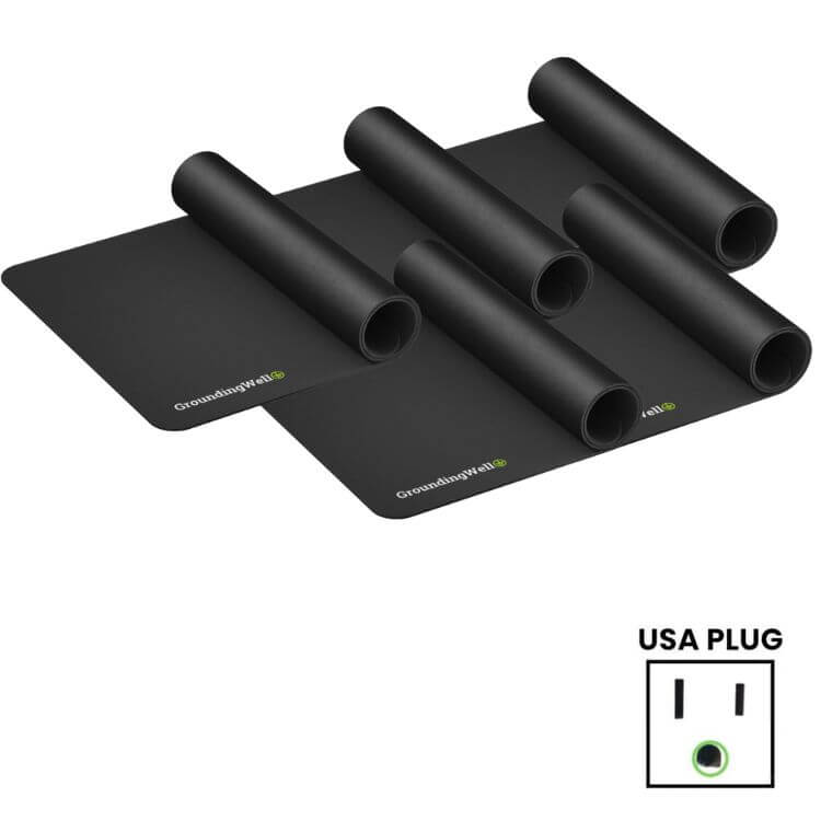 Tapis de mise à la terre conducteur pour intérieur — tapis de earthing pour la relaxation - Desfino