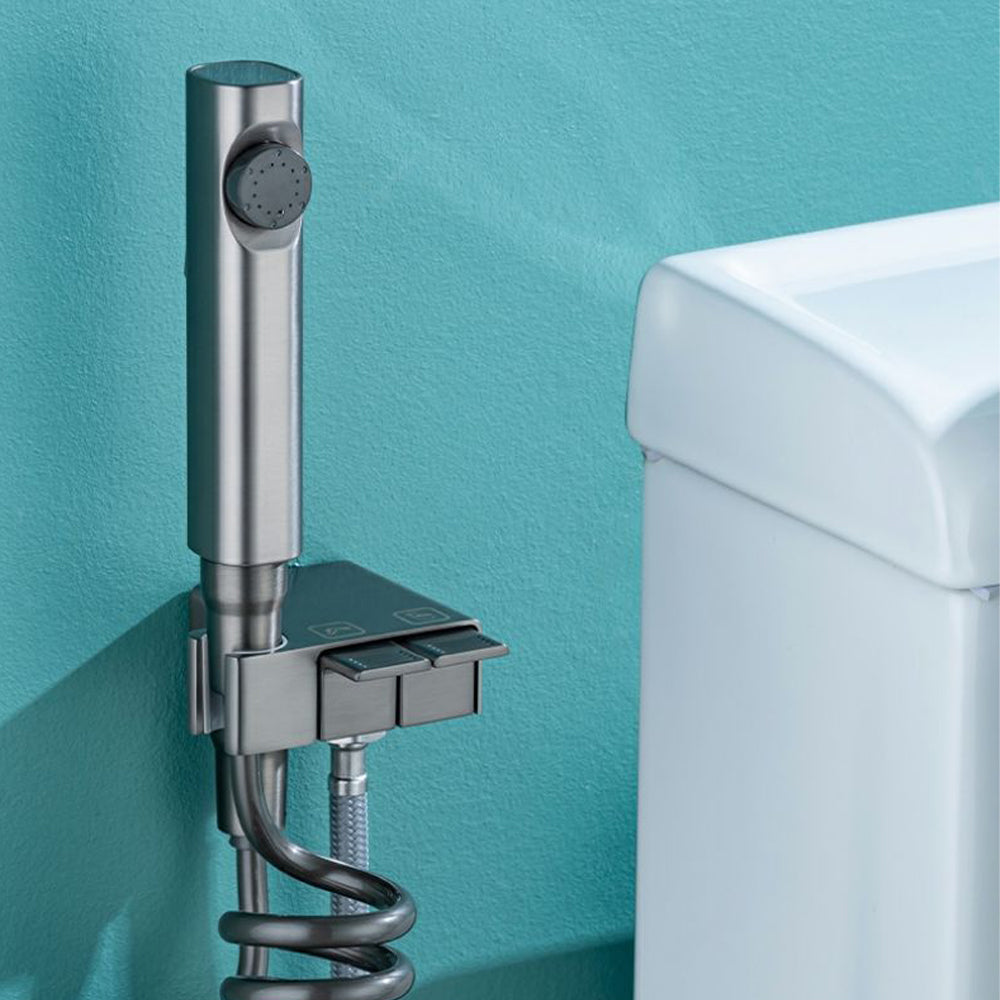 AquaKey Handheld-Bidetsprayer – Verstellbar, wandmontierter Kupferkörper - Desfino