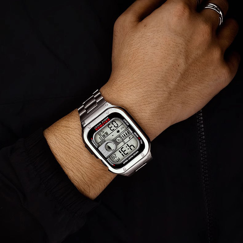 Avelon Armband- und Hüllen-Set für die Apple Watch — Edelstahl - Desfino