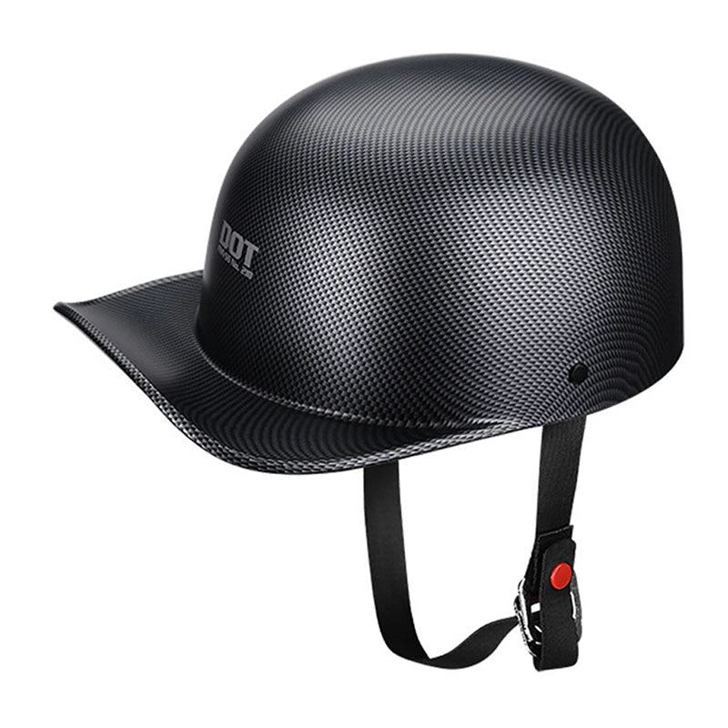 קסדת אופנוע CapPulse בסגנון כובע בייסבול, מאושרת DOT — התאמה נוחה - Desfino